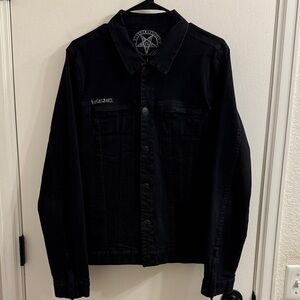 BLACK CRAFT DENIM JACKET